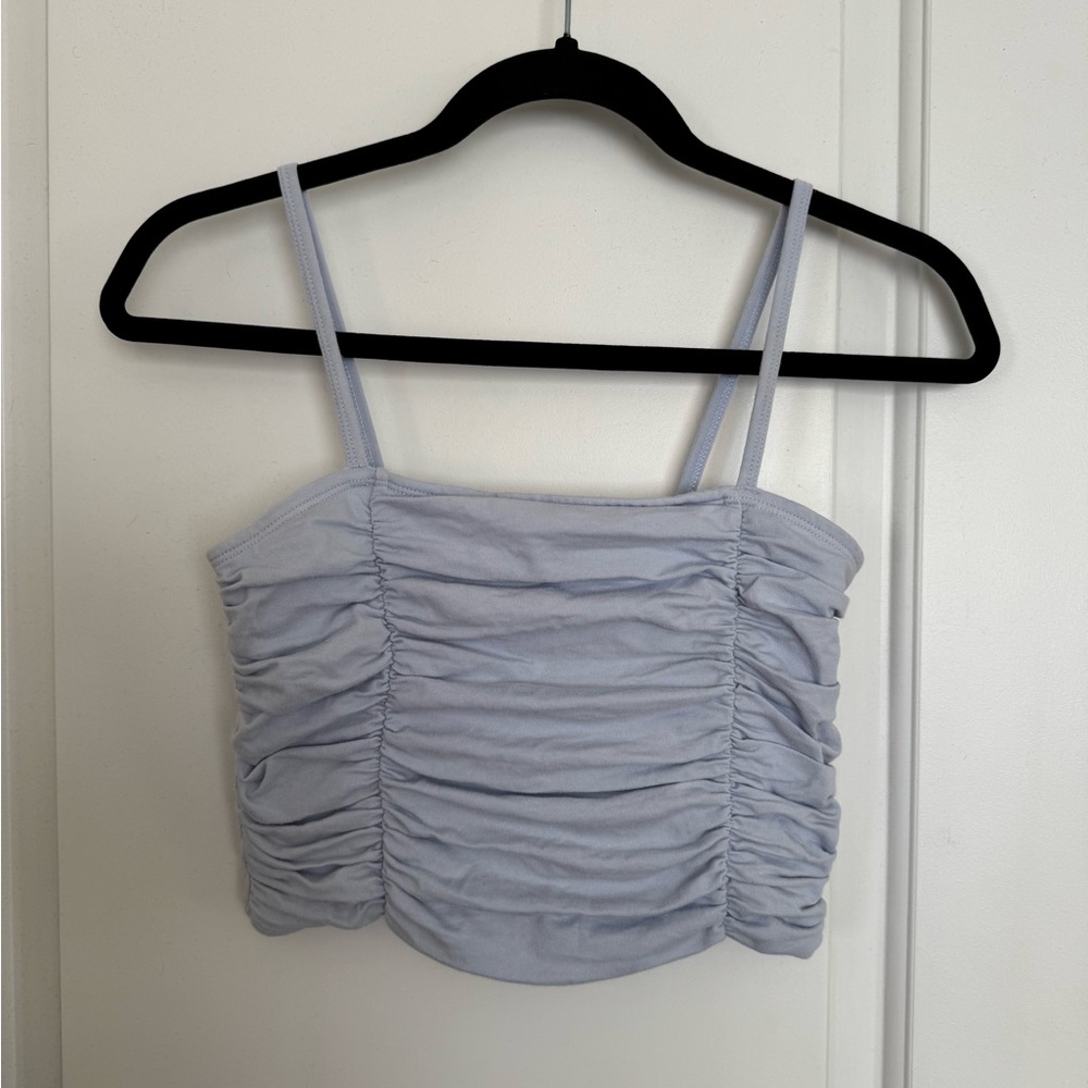 Hollister Light Blue Ruched Camisole